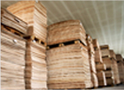 almacenamiento de placas de madera