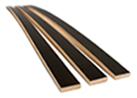 normal bed spring strips foiled in black