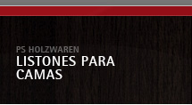 PS Holzwaren listones para camas